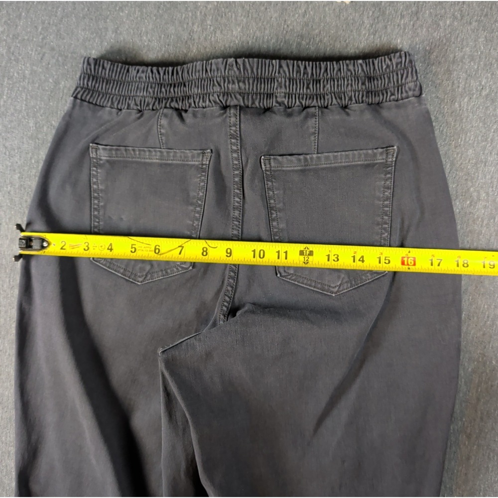 Spanx Double Knee Pants Womens L Black Twill Carpenter Pockets Slim Workwear GUC - Picture 10 of 10